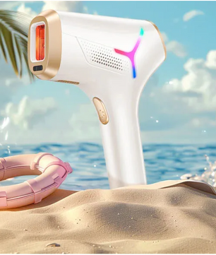 IPL Laser Ontharingsapparaat – 999900 Flitsen met 9 Niveaus voor Gezicht en Lichaam