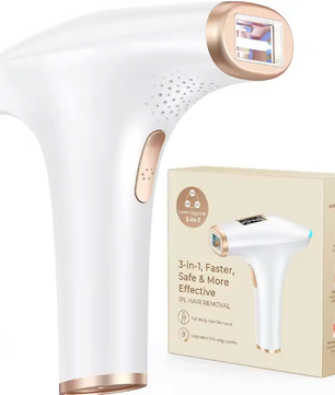 IPL Ontharingsapparaat 999900 Flitsen – 3-in-1 Laser Epilator voor Gezicht en Lichaam
