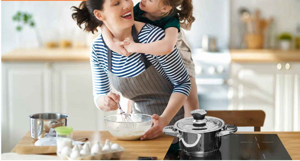 Inductiekookplaat 60 cm – 3 Zones met Touch Control, Timer en 5200W Vermogen
