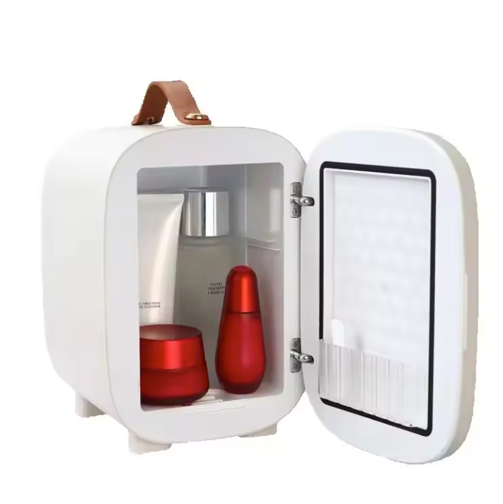 Mini Make-up Koelkast 4L – Draagbare Skincare Koeler en Verwarmer voor Cosmetica en Drank