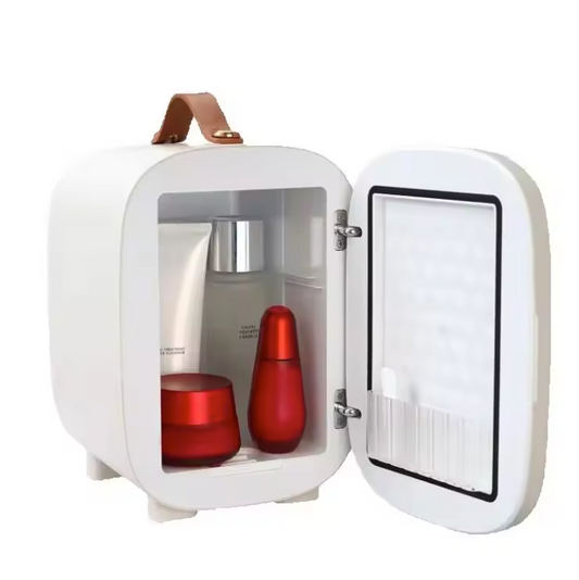 Mini Make-up Koelkast 4L – Draagbare Skincare Koeler en Verwarmer voor Cosmetica en Drank