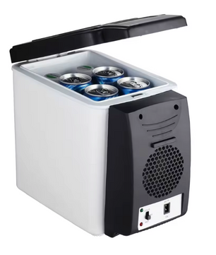 Mini Autokoelkast 6L – Draagbare Koelbox en Verwarmer 12V voor Auto en Reizen