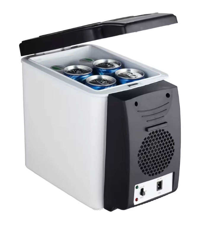 Mini Autokoelkast 6L – Draagbare Koelbox en Verwarmer 12V voor Auto en Reizen