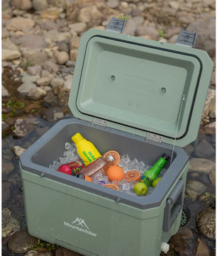 Koelbox 45L – Geïsoleerde Camping Koelbox met Lange Koeltijd en Hoge Draagkracht