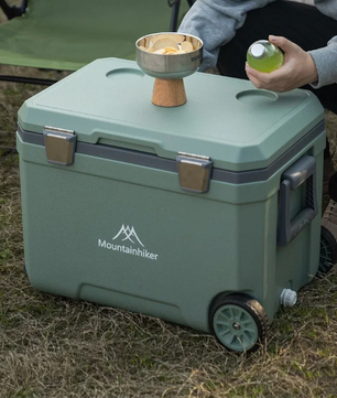 Koelbox 45L – Geïsoleerde Camping Koelbox met Lange Koeltijd en Hoge Draagkracht