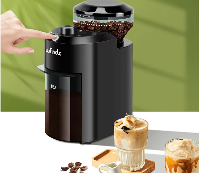 Elektrische Koffiemolen met Maalschijven – 28 Instellingen en Instelbare Hoeveelheid voor Perfecte Koffie