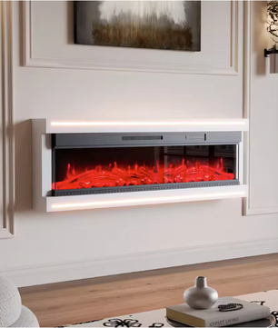Elektrische Sfeerhaard met LED Vlammen – 12 Kleuren, Afstandsbediening en 750/1500W Verwarming