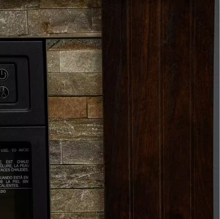 Elektrische Sfeerhaard met Kast – 1800W Haard met Vlam Effect, Afstandsbediening en Timer