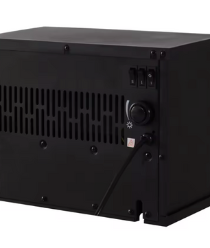 Elektrische Sfeerhaard Compact – 600/1200W Haardkachel met Vlam Effect en Thermostaat