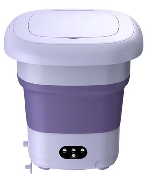 Opvouwbare Mini Wasmachine 9L – Draagbare Wasmachine met Centrifuge voor Reizen en Camping