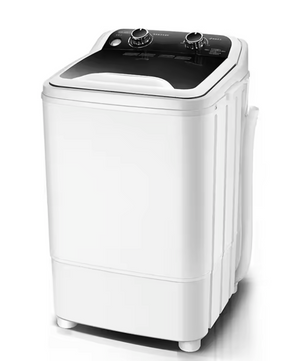 3-in-1 Mini Wasmachine 7KG – Semi-Automatisch met Centrifuge en Schoenwasfunctie