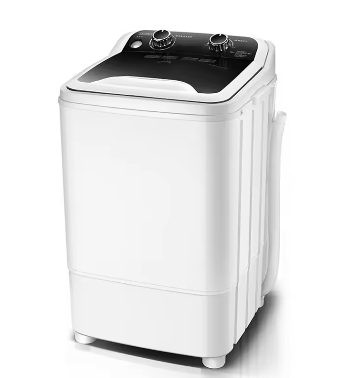 3-in-1 Mini Wasmachine 7KG – Semi-Automatisch met Centrifuge en Schoenwasfunctie