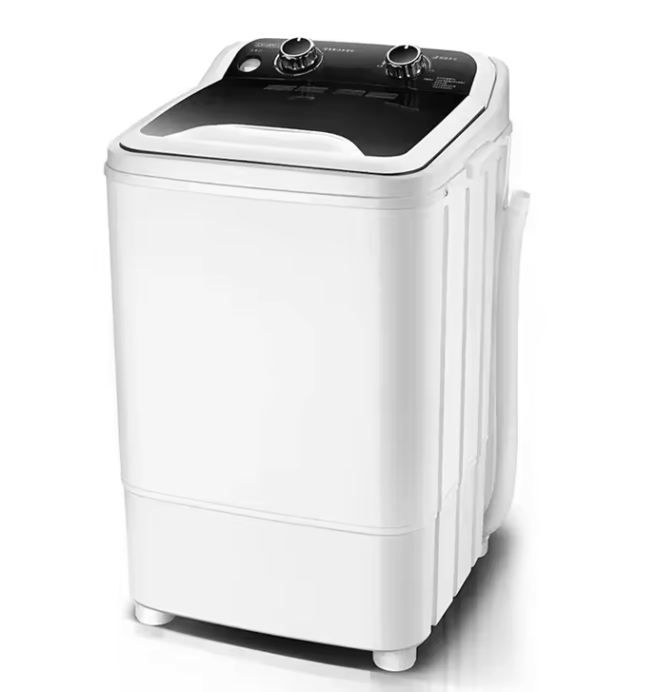 3-in-1 Mini Wasmachine 7KG – Semi-Automatisch met Centrifuge en Schoenwasfunctie