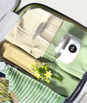 Draadloze Mini Wasmachine 1L – USB Oplaadbaar voor Ondergoed en Sokken