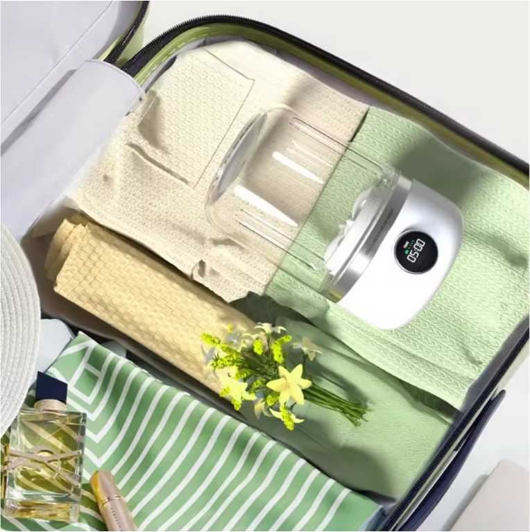 Draadloze Mini Wasmachine 1L – USB Oplaadbaar voor Ondergoed en Sokken