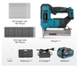 2-in-1 Elektrische Tacker en Spijkerpistool – Brushless Nailer/Stapler met Accu Aansluiting