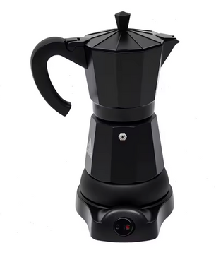 Elektrische Moka Pot 300ml – Espresso Maker met One-Touch Bediening en 480W Vermogen