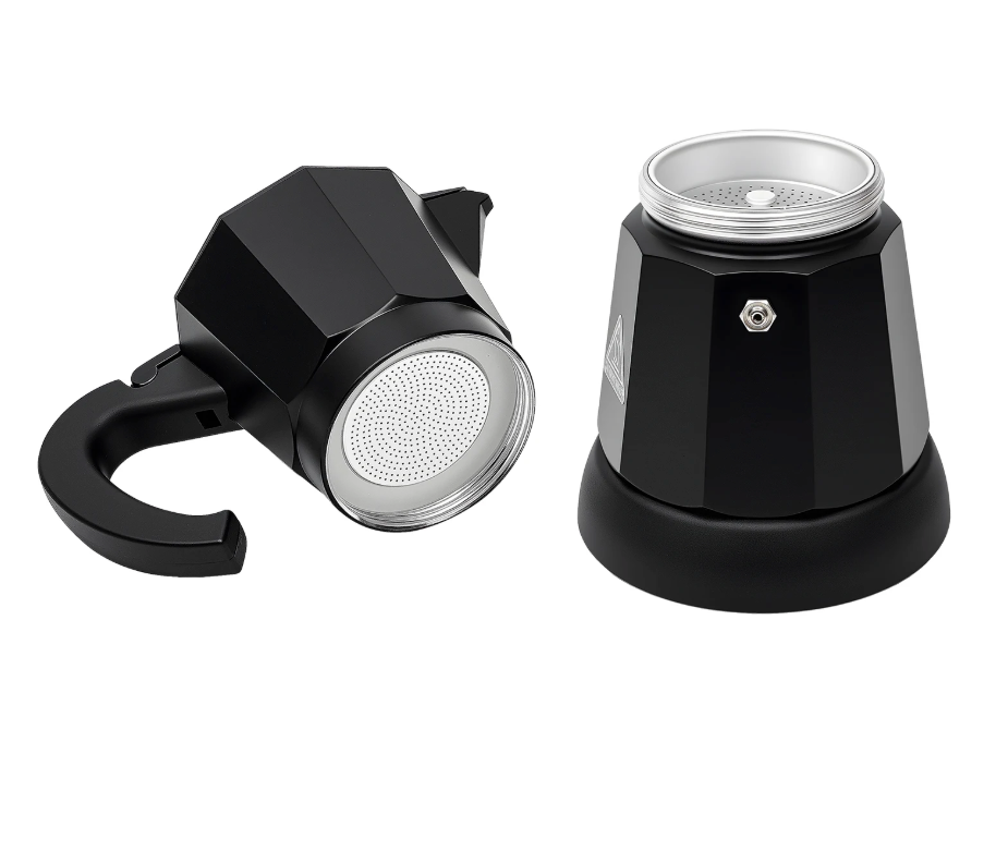 Elektrische Moka Pot 300ml – Espresso Maker met One-Touch Bediening en 480W Vermogen