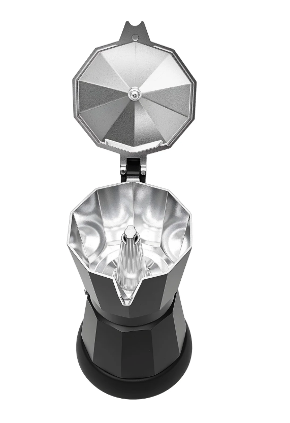Elektrische Moka Pot 300ml – Espresso Maker met One-Touch Bediening en 480W Vermogen