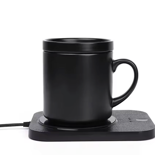 USB Kopjeswarmer met Draadloos Opladen – 3 Standen Mokverwarmer met Temperatuurregeling
