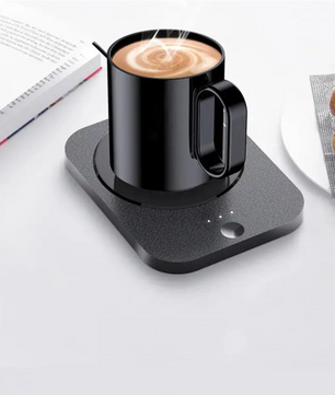 USB Kopjeswarmer met Draadloos Opladen – 3 Standen Mokverwarmer met Temperatuurregeling