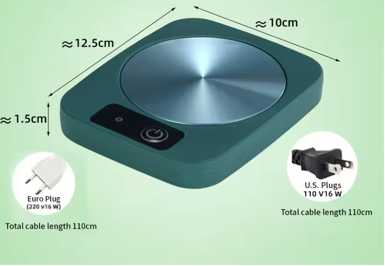 Kopjeswarmer 55°C – Elektrische Mokverwarmer met Constante Temperatuur en Isolatiefunctie