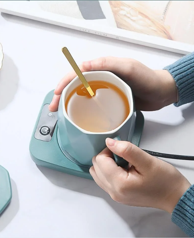 Kopjeswarmer 55°C – Elektrische Mokverwarmer met Constante Temperatuur en Isolatiefunctie