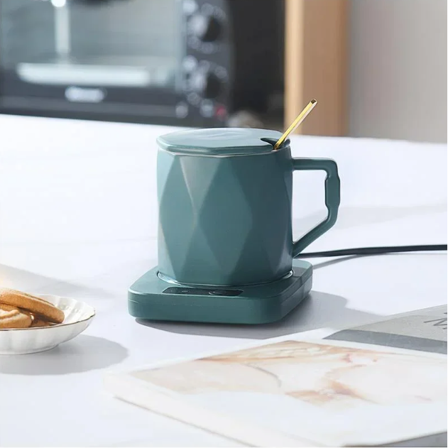 Kopjeswarmer 55°C – Elektrische Mokverwarmer met Constante Temperatuur en Isolatiefunctie