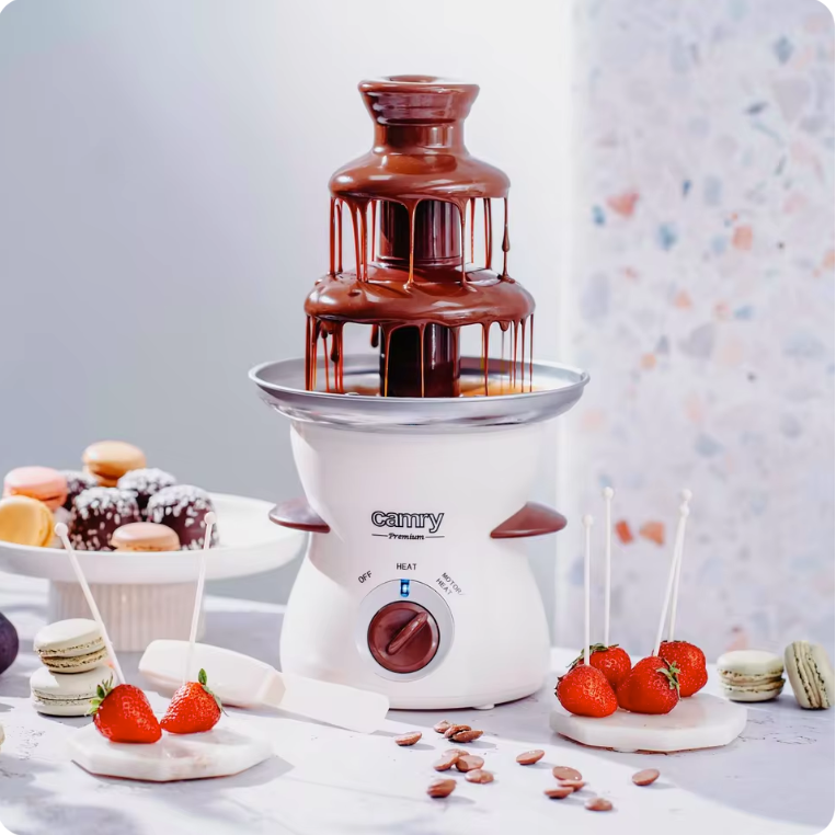 Chocolade Fontein 0.5L – Elektrische Fondue Fontein 190W voor Desserts en Feesten