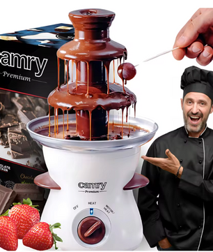 Chocolade Fontein 0.5L – Elektrische Fondue Fontein 190W voor Desserts en Feesten