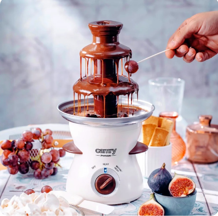 Chocolade Fontein 0.5L – Elektrische Fondue Fontein 190W voor Desserts en Feesten