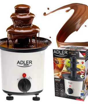 Mini Chocolade Fontein 200ml – Elektrische Fondue Fontein 30W met 10 Dippers voor Feesten