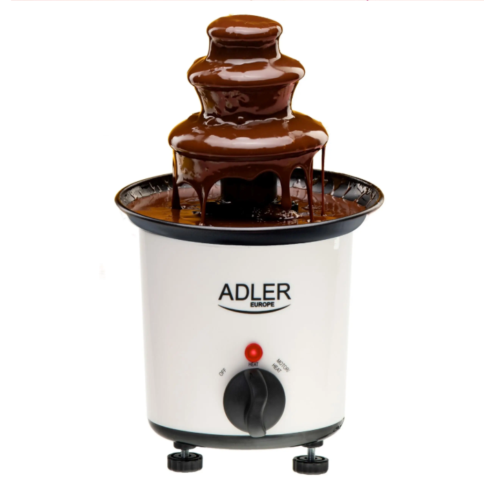 Mini Chocolade Fontein 200ml – Elektrische Fondue Fontein 30W met 10 Dippers voor Feesten