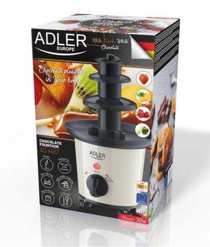 Mini Chocolade Fontein 200ml – Elektrische Fondue Fontein 30W met 10 Dippers voor Feesten