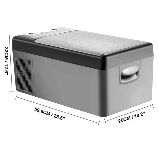 Draagbare Autokoelkast 15L – Compressor Koelbox 12/24V voor Camping en Reizen