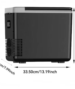 Mini Koelkast 10L – Draagbare Koelbox en Verwarmer 12V/220V voor Auto, Camping en Thuis