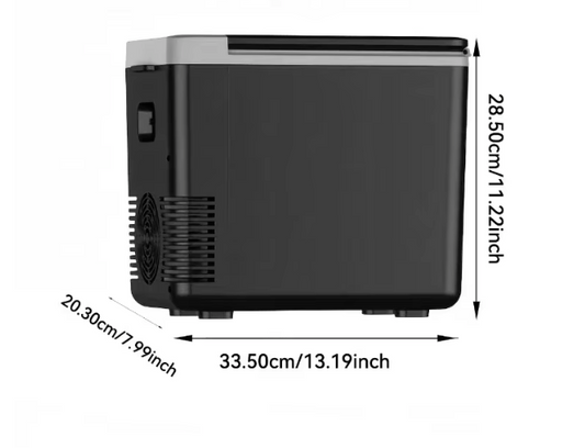 Mini Koelkast 10L – Draagbare Koelbox en Verwarmer 12V/220V voor Auto, Camping en Thuis