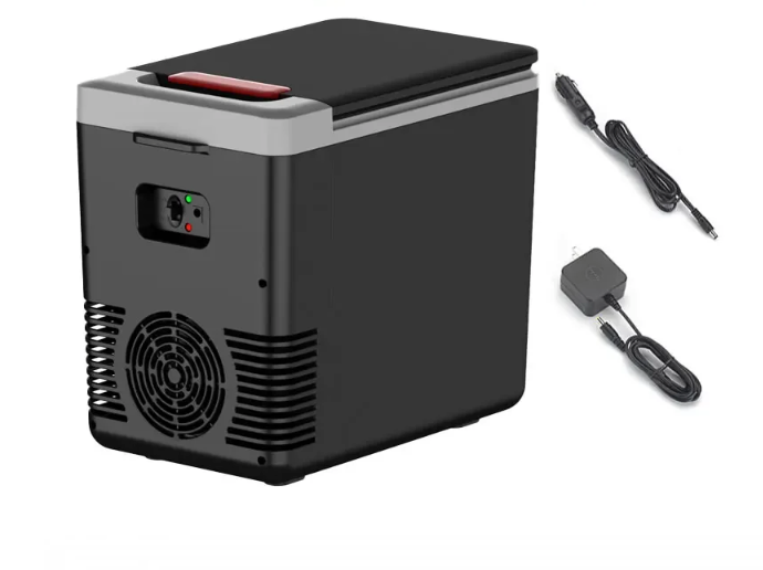 Mini Koelkast 10L – Draagbare Koelbox en Verwarmer 12V/220V voor Auto, Camping en Thuis