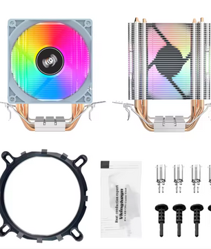 Tower CPU Koeler met 4 Heatpipes – Stille Luchtkoeler voor Intel en AMD Processoren