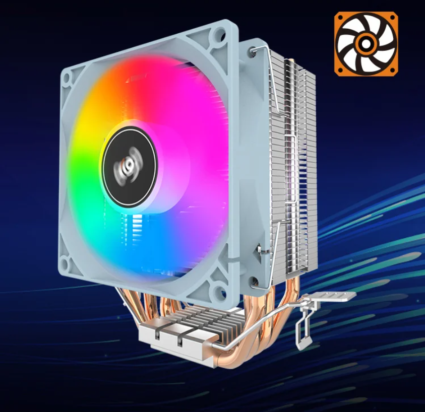 Tower CPU Koeler met 4 Heatpipes – Stille Luchtkoeler voor Intel en AMD Processoren