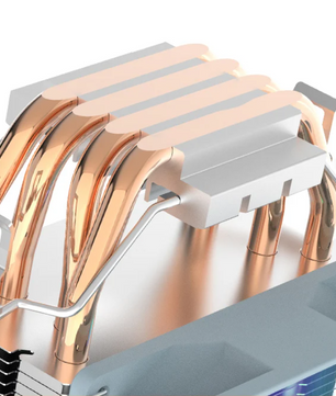 Tower CPU Koeler met 4 Heatpipes – Stille Luchtkoeler voor Intel en AMD Processoren