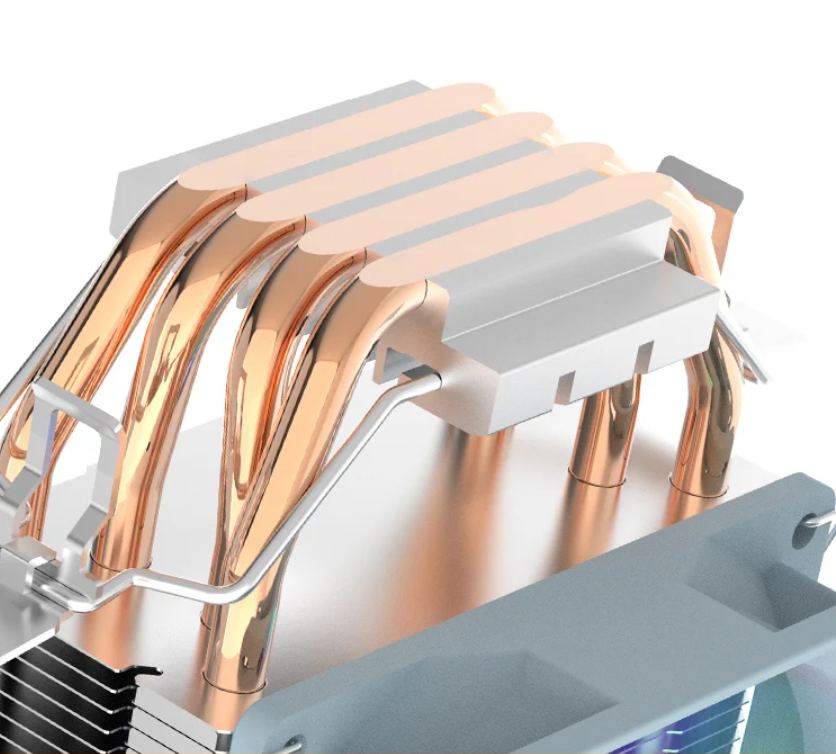 Tower CPU Koeler met 4 Heatpipes – Stille Luchtkoeler voor Intel en AMD Processoren
