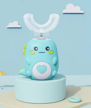 U-Vorm Elektrische Kinder Tandenborstel – 360° Reiniging, Siliconen en Oplaadbaar