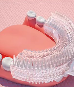 U-Vorm Elektrische Kinder Tandenborstel – 360° Reiniging, Siliconen en Oplaadbaar