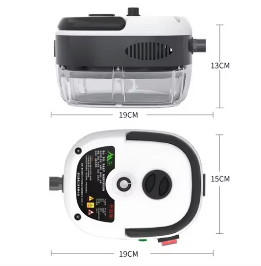 Hogedruk Stoomreiniger 2500W – Draagbare Handstomer voor Keuken, Auto en Huis