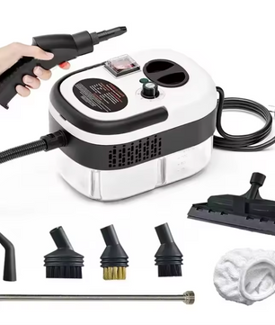 Hogedruk Stoomreiniger 2500W – Draagbare Handstomer voor Keuken, Auto en Huis