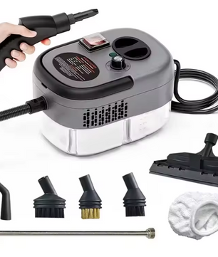 Hogedruk Stoomreiniger 2500W – Draagbare Handstomer voor Keuken, Auto en Huis