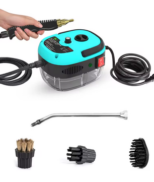 Hogedruk Stoomreiniger 2500W – Draagbare Handstomer voor Keuken, Auto en Huis