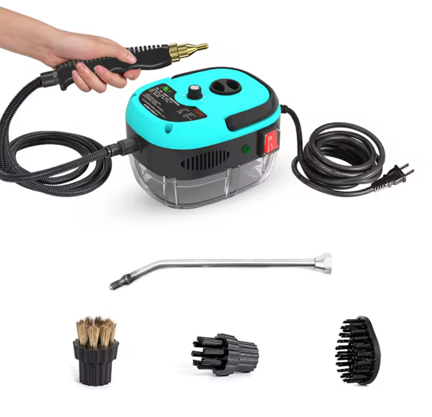 Hogedruk Stoomreiniger 2500W – Draagbare Handstomer voor Keuken, Auto en Huis