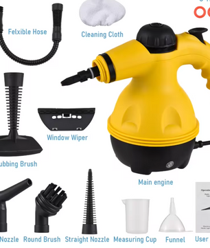 Handheld Stoomreiniger – Krachtige Hogetemperatuur Reiniger voor Keuken, Badkamer en Auto